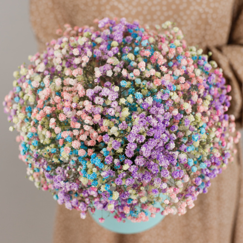 Коробка с цветной гипсофилой арт. 47195